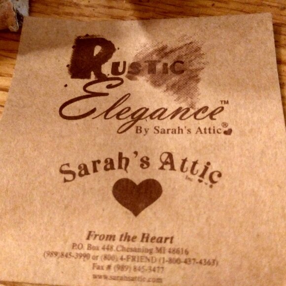 Vintage Sarah's Attic Primitive Patriotic Snowman Crackled Wood USA July Fourth - Picture 6 of 8